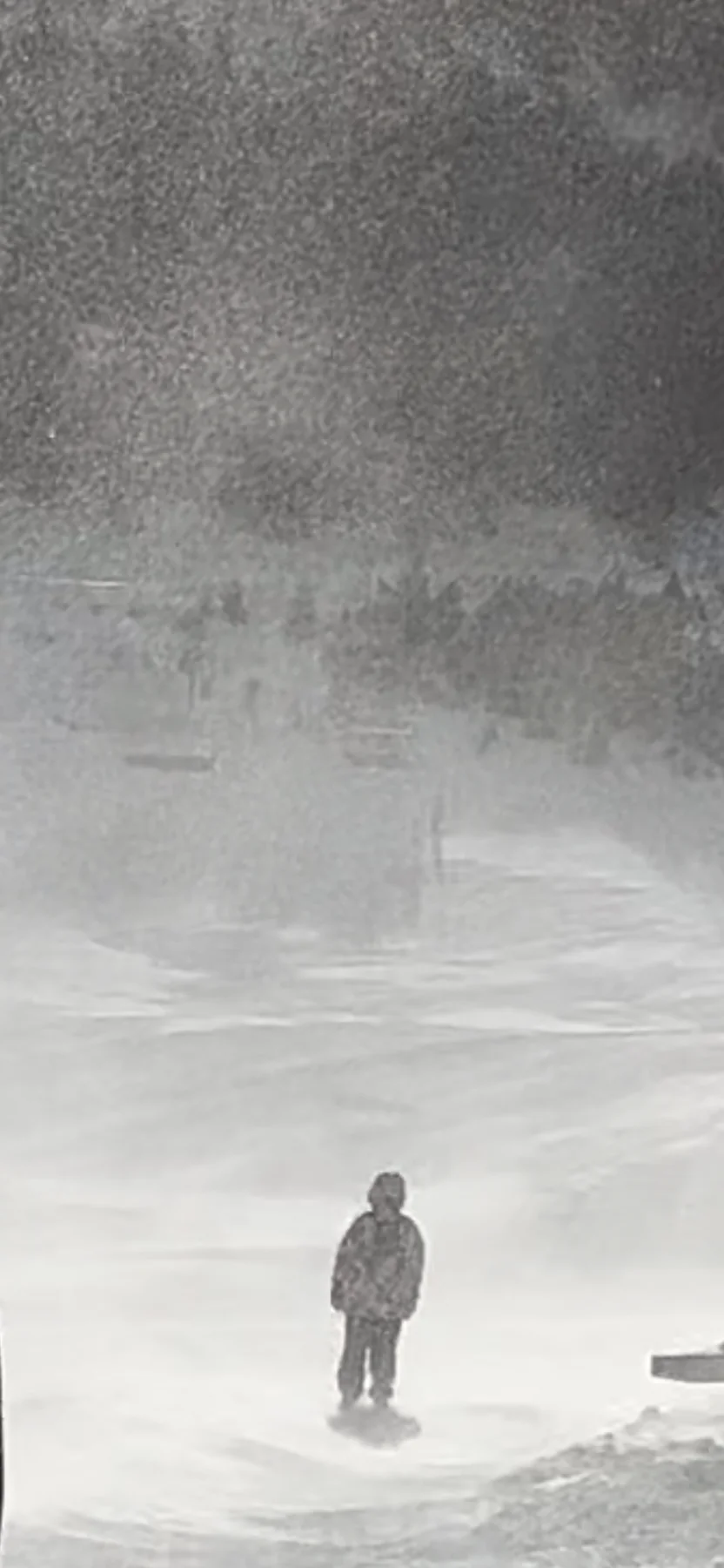 In the field in low visibility